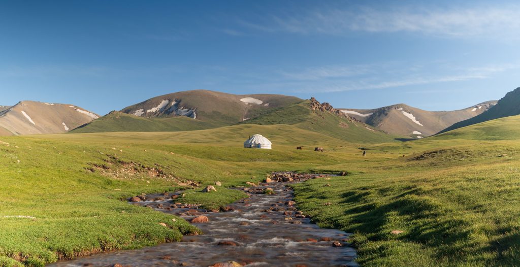 Shepherd's yurt